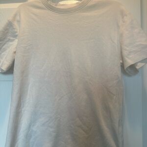 Men's White Short Sleeve Tee.